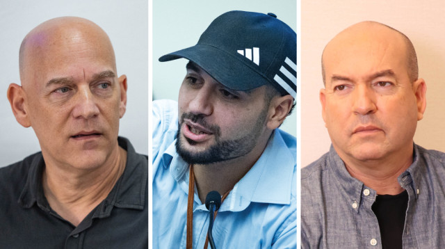 גיא פלג, אייל ברקוביץ', מרדכי דוד (צילום: אור גפן,חיים גולדברג, פלאש 90)