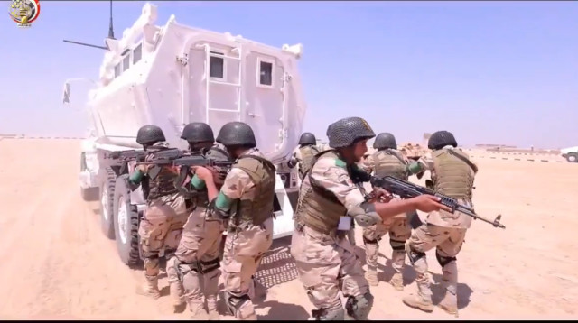 כוחות מצריים שנשלחו לסומליה (צילום: שימוש לפי סעיף 27א',תקשורת מצרית)