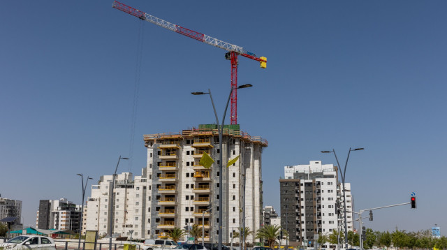 נדל"ן בישראל - אתר בנייה (צילום: יוסי אלוני פלאש 90)