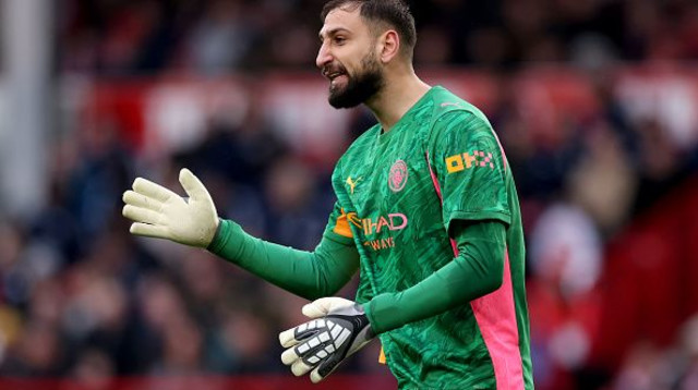 ג'יאנלואיג'י דונארומה שוער מנצ'סטר סיטי (צילום: Michael Regan)