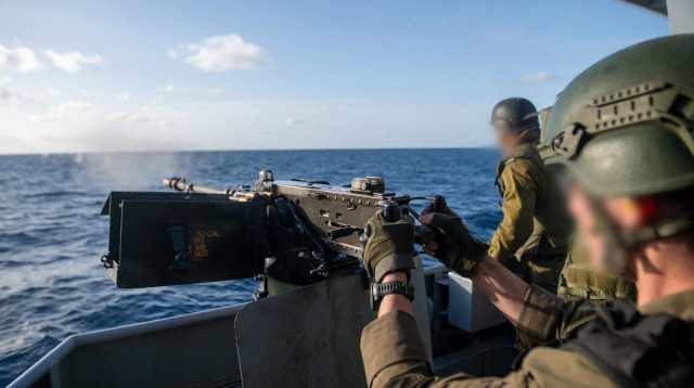 תרגיל רב-שייטתי של חיל הים (צילום: דובר צה"ל)