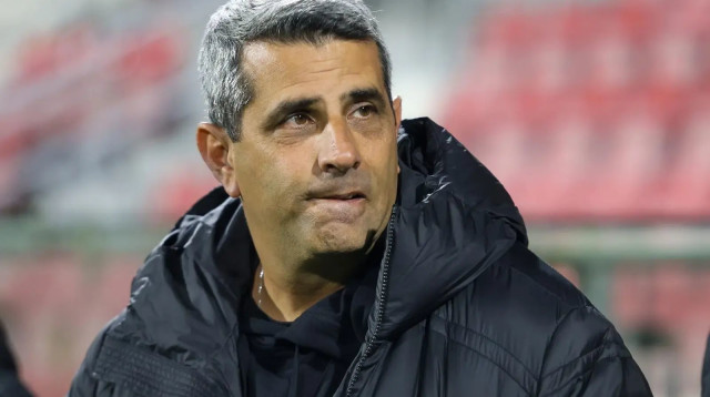 מאמן בני סכנין, שרון מימר (צילום: קובי אליהו)