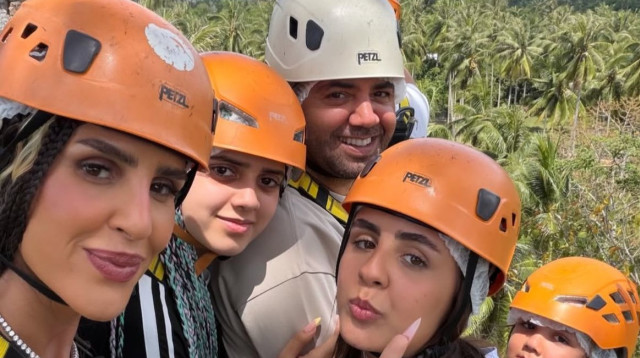 עינב בובליל ומשפחתה בטיול בתאילנד (צילום: אינסטגרם)