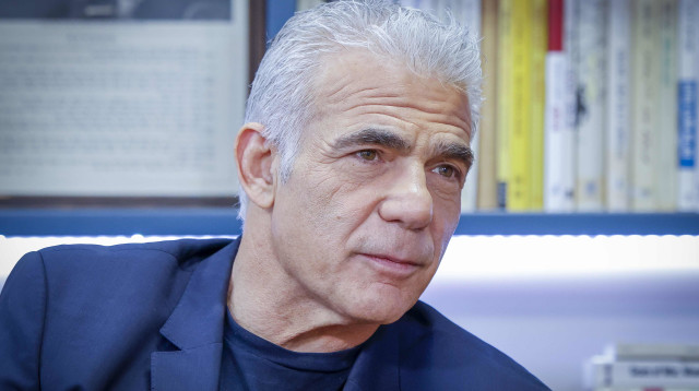 יאיר לפיד (צילום: מארק ישראל סלם, ג'רוזלם פוסט)