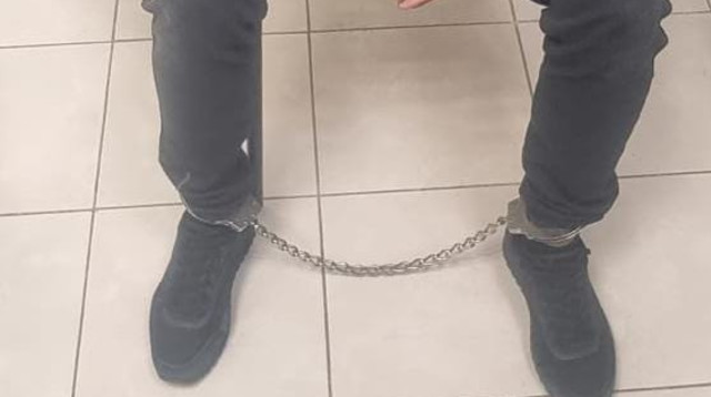 השב"ח שנתפס בגבעתיים (צילום: דוברות המשטרה)