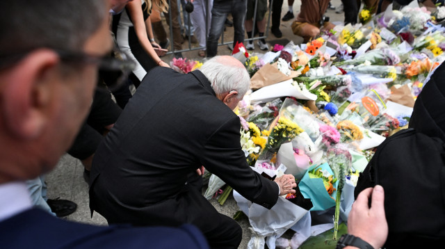 זירת הפיגוע בבונדיי (צילום: רויטרס)