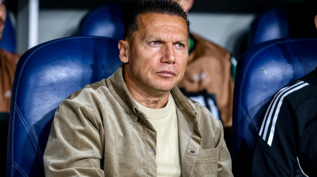 ברק בכר מאמן מכבי חיפה (צילום: קובי אליהו)