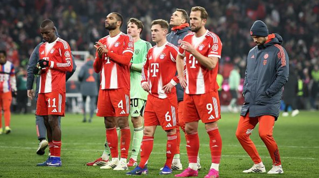 שחקני באיירן מינכן (צילום: GettyImages)