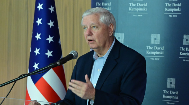 לינדזי גרהאם (צילום: אבשלום ששוני)