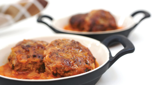 קציצות בשר ברוטב עגבניות (צילום: פסקל פרץ-רובין)