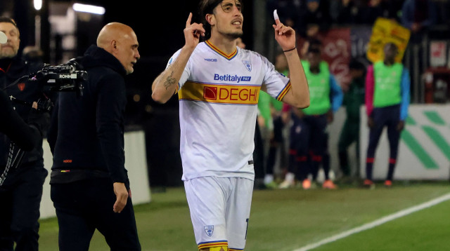 שחקן לצ'ה עומרי גאנדלמן חוגג (צילום: GettyImages, Enrico Locci)