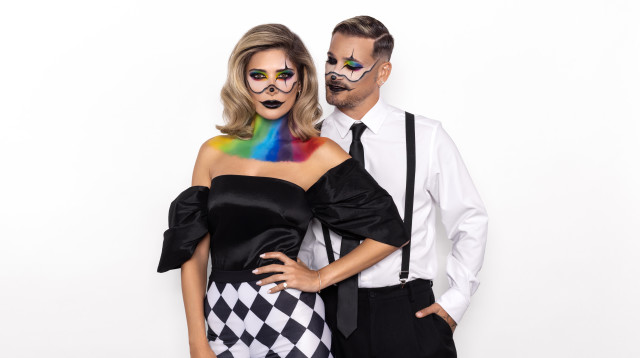 מירן ומאור בוזגלו בקמפיין פורים של סקארה (צילום: יחצ)