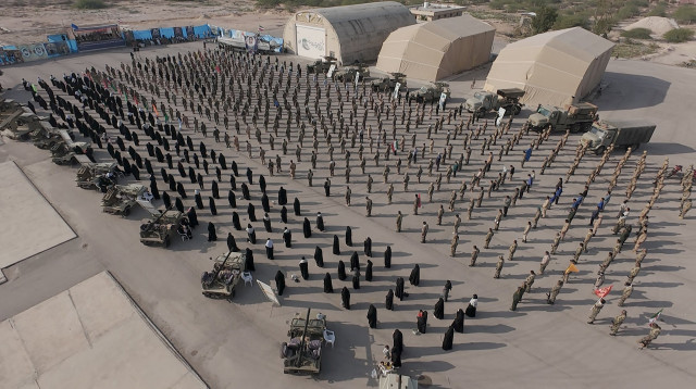 משמרות המהפכה באיראן (צילום: WANA via REUTERS)