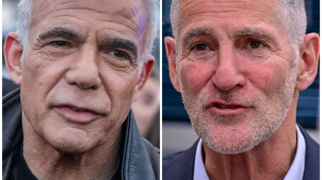 יאיר גולן, יאיר לפיד (צילום: אבשלום ששוני,יונתן זינדל, פלאש 90)