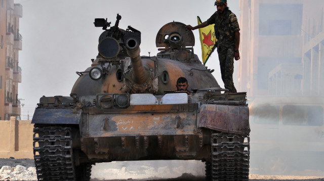 הצבא הכורדי (צילום: DELIL SOULEIMAN/AFP via Getty Images)