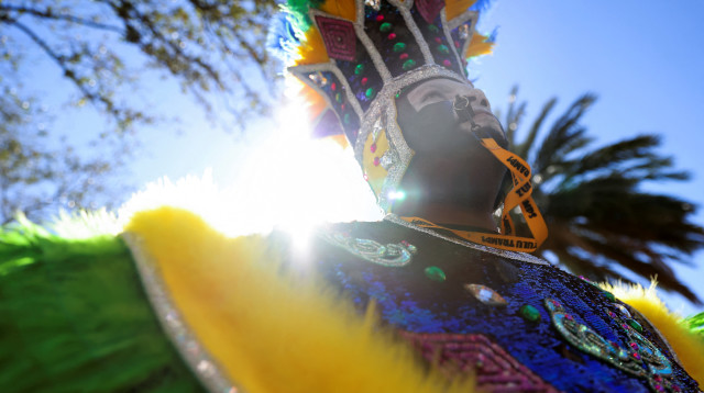 חגיגות המרדי גרא בניו אורלינס. קרנבל (צילום: רויטרס)