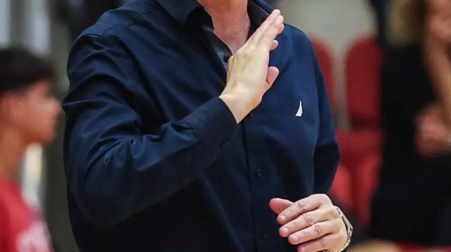 שרון אברהמי, מאמן גלבוע גליל (צילום: מאור אלקסלסי)