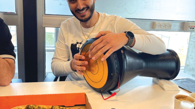 דיב אבו גנימה, מיזמי Darbuka AI Powered Drum (צילום: פרטי)