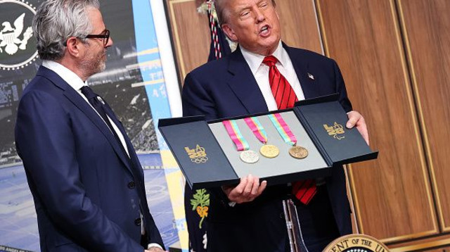 קייסי וסרמן, דונלד טראמפ (צילום: Getty images)