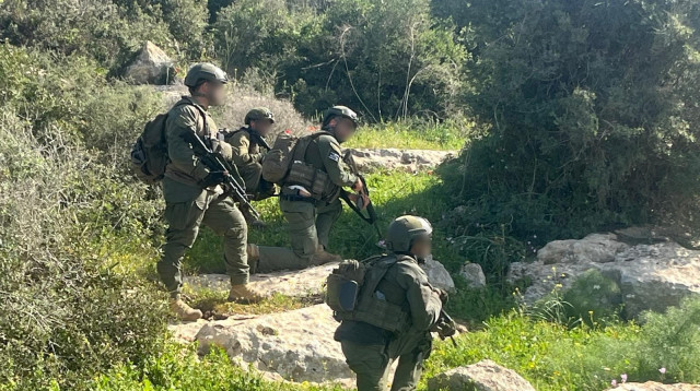 לוחמי המילואים של גדוד 8109 (צילום: אבי אשכנזי)