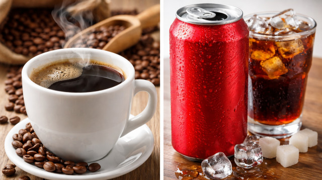 קפה חם ושתיית קולה קרה (צילום: AI)