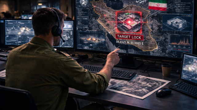 מרכז פיקוד צבאי (צילום: AI)