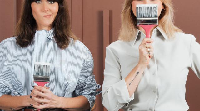 ליטל רוזנשטיין ולוסי ויקנין (צילום: תמר בר שי)