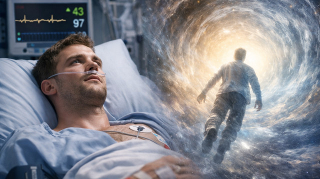 חוויה חוץ גופית (צילום: AI)
