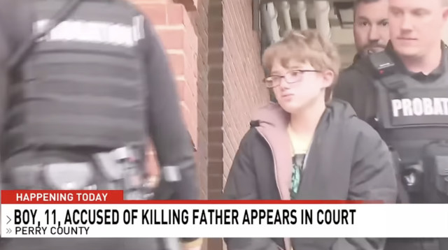 הילד והחשד לרצח (צילום: צילום מסך)