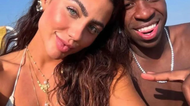 ויניסיוס והאקסית (צילום: צילום מסך, אינסטגרם)