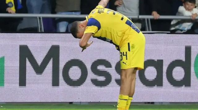 חיכה לרגע הזה. סייד אבו פרחי (צילום: אודי ציטיאט)