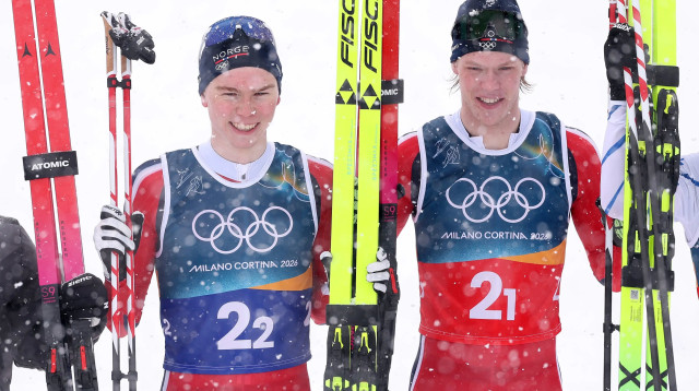 גולשי הנבחרת הנורבגית קרוס קאונטי סקי נורדי משולב (צילום: GettyImages)