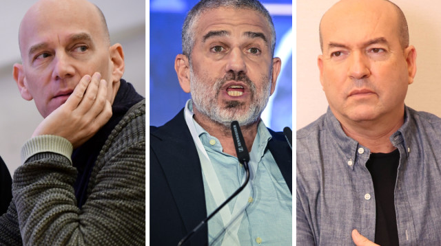 גיא פלג, אייל ברקוביץ', ינון מגל (צילום: אור גפן,אבשלום ששוני ופלאש 90,אריה לייב אדאמס, פלאש 90)