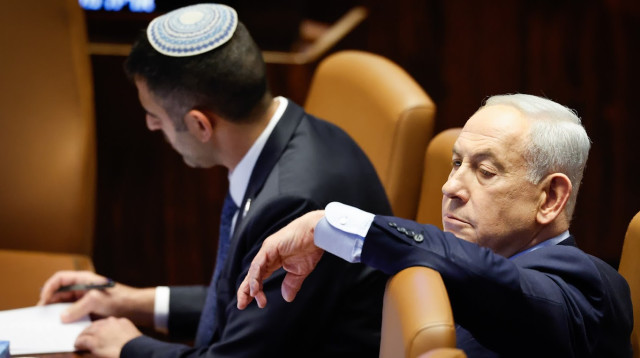 ראש הממשלה בנימין נתניהו במליאה בכנסת (צילום: נועם מושקוביץ, דוברות הכנסת)