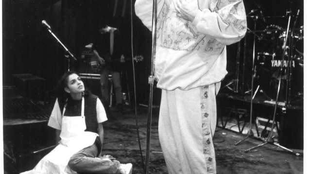 אריה מוסקונה ז"ל ומזי כהן באופרה מאמי (צילום: ראובן קסטרו)