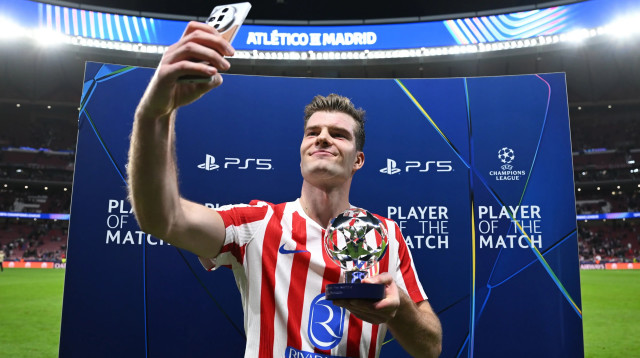 אלכסנדר סורלות שחקן אתלטיקו מדריד (צילום: GettyImages, Denis Doyle - UEFA)