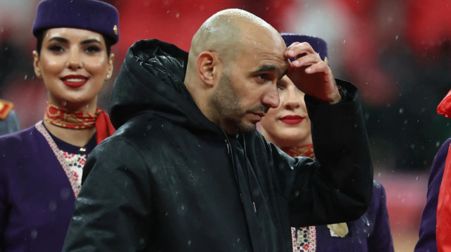 וואליד רגראגי מאמן נבחרת מרוקו (צילום: GettyImages, FRANCK FIFE/AFP)