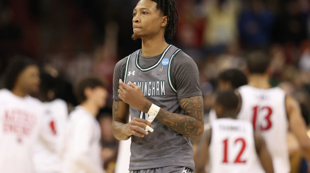 אריק גיינס במדי מכללת אלבמה (צילום: GettyImages, Steph Chambers)