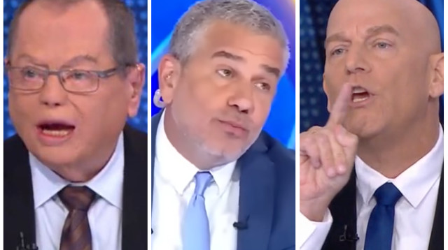 ינון מגל, גיא פלג, אמנון אברמוביץ' (צילום: צילום מסך קשת 12,צילום מסך ערוץ 14)