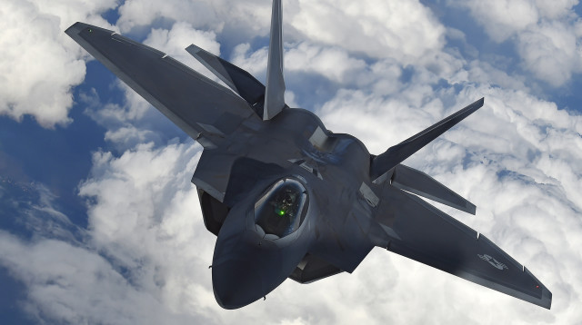 F-22 של צבא ארה"ב (צילום: רויטרס)