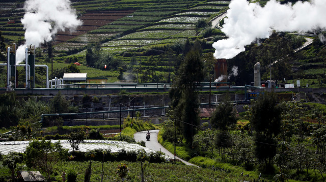 תחנת הכוח גיאותרמית (צילום: רויטרס)