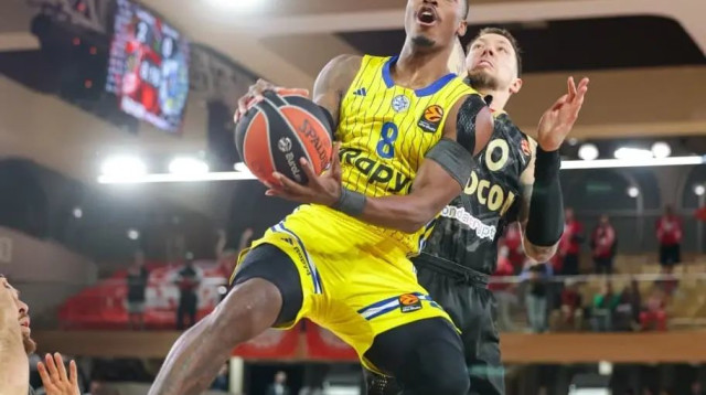 שחקן מכבי תל אביב לוני ווקר (צילום: אתר רשמי, AS Monaco Basket)