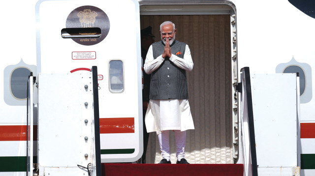 נרנדרה מודי בישראל (צילום: רויטרס)