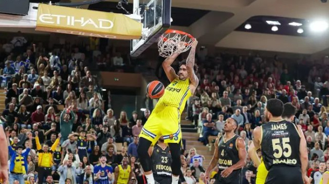 מחצית ראשונה טובה של הצהובים. סנטוס (צילום: אתר רשמי, AS Monaco Basket)