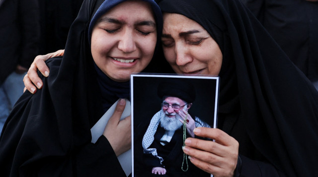 אבל באיראן לאחר חיסול עלי חמינאי (צילום: רויטרס)