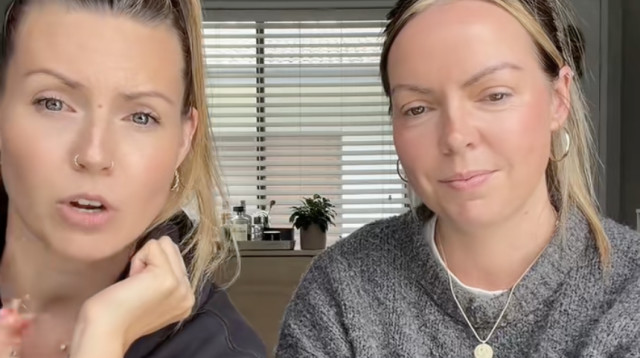 בנות דודות שגילו שהם אחיות מבגידה (צילום: מתוך טיקטוק)