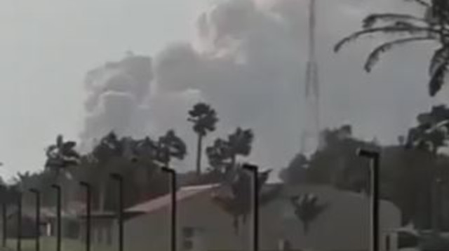 תקיפת מתקן הנפט של סעודיה על ידי איראן (צילום: רשתות ערביות)