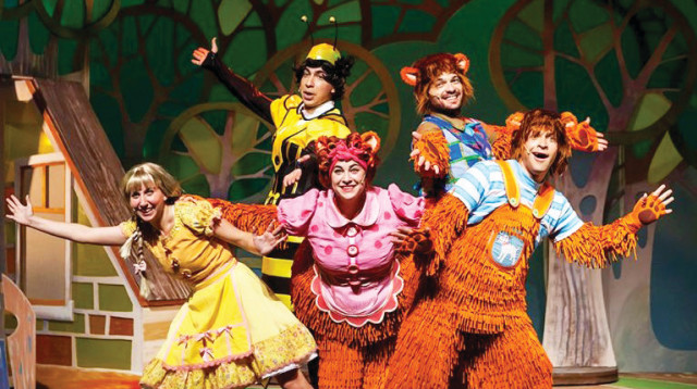 "זהבה ושלושת הדובים" - תיאטרון אורנה פורת (צילום: כפיר בולוטין)