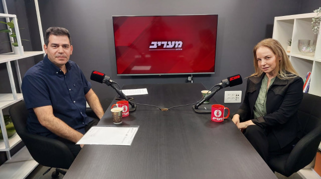 גלעד מורג ועו"ד אפרת נחמני בר (צילום: מעריב אונליין)