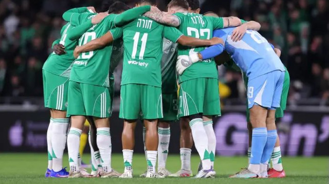 התקופה הטובה תימשך? שחקני מכבי חיפה (צילום: מאור אלקסלסי)